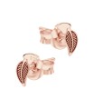 Leaf Shaped Silver Stud Earring  STS-6551